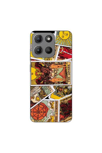 OEM Husa compatibila cu Motorola Moto G15 Silicon Gel Tpu Model Carti Tarot