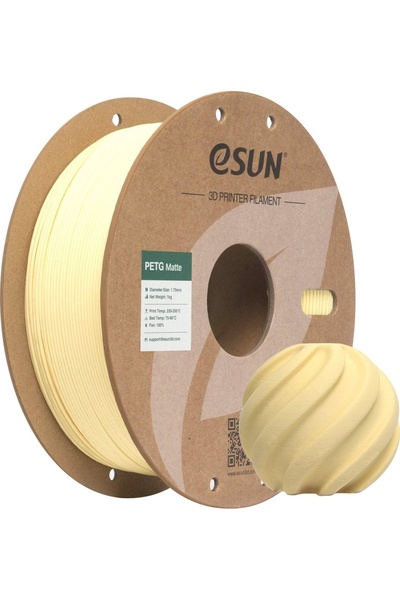 eSun Filament Petg MAT Almond Yellow 1,75 mm 1 KG