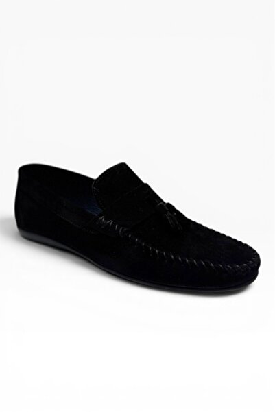 Cakgo Karacabey 1104-26 Genuine Suede Leather Tasseled Casual Men's Shoes