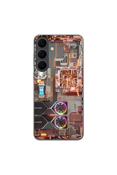 OEM Калъф, съвместим със Samsung Galaxy S25 FE, от силиконов гел TPU, модел з...
