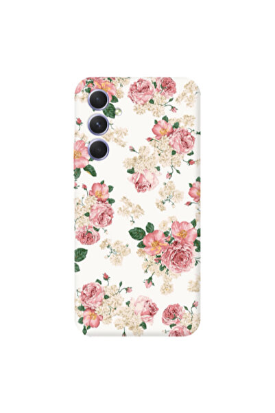 Other Samsung S25 PLUS Pink Flowers 2 Transparent Silicone TPU Θήκη