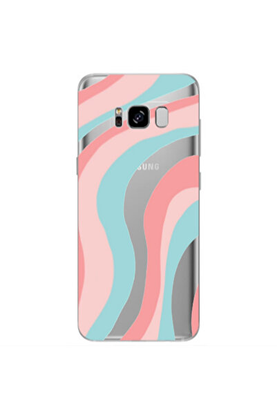 Other Samsung S8 Plus Colored lines Transparent Silicone TPU Θήκη