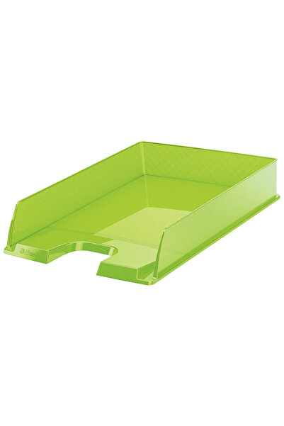 Esselte GREEN TRANSPARENT DOCUMENT TRAY EUROPOST