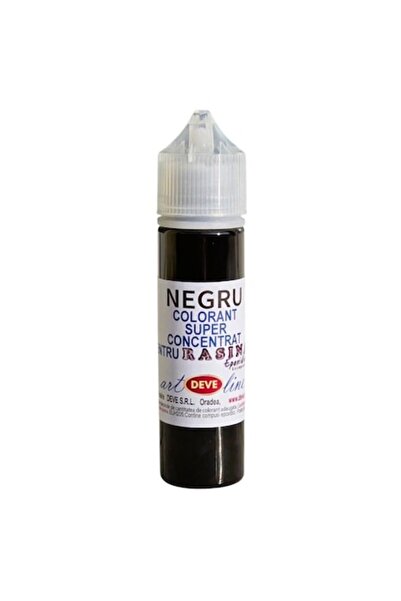 Deve Colorant superconcentrat Negru 60ml, Deve, pigment lichid pentru rasina ...
