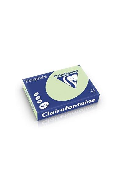 Clairefontaine А4 картон 160 гр/м² блед цвят 250 листа/пакет нефритен