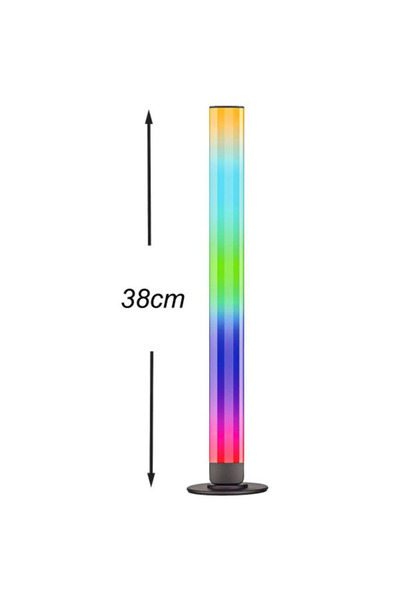 Avide Φωτιστικό Δαπέδου Gamer 5 W RGB+IC Με Τηλεχειριστήριο