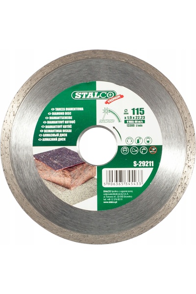Mardil Disc Diamantat Continuu Pentru Taiere Preciza, Margine Plina Fara Ciob...