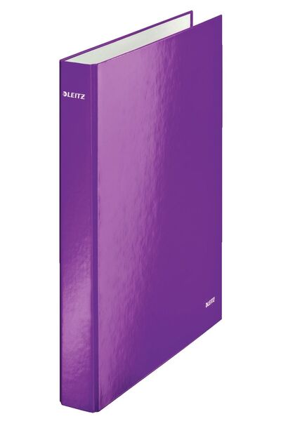 Leitz Mechanical Notebook A4 2 Rings 25mm/40mm Metallic Purple WOW