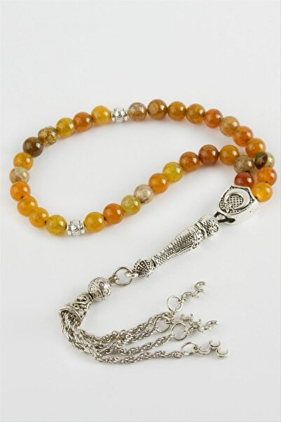 ZERO LAND Gldisptm Agate Natural Stone Prayer Beads 6 mm (170428) - Green