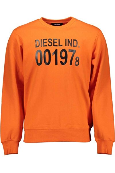 Diesel Ανδρικό Φούτερ S-Girk-J3 00SDPY 0IAJH-38L Orange - S