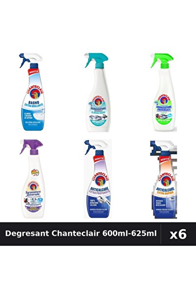 Chanteclair Set 6 Degresant Universal 600ml-625ml - Lamaie, Lavanda, Anti-Mir...