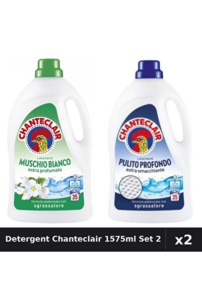 Chanteclair Set 2 Detergent Lichid Rufe 1575ml 35 Spalari - Mosc Alb, Curatar...