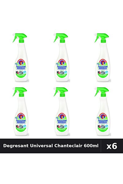 Chanteclair Pachet 6 Degresant Universal 600ml Lamaie - Curatenie Puternica B...