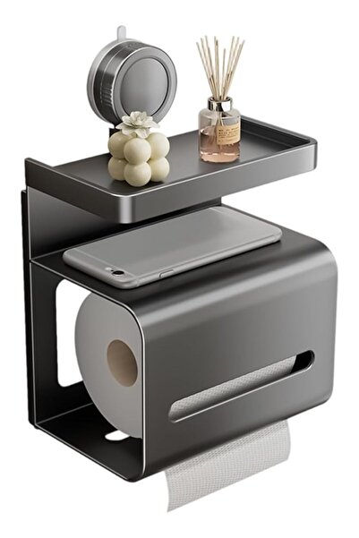 The Bros Self Adhesive Toilet Paper Holder, 3-Layer Wall Mount Tissue Roll Rackr