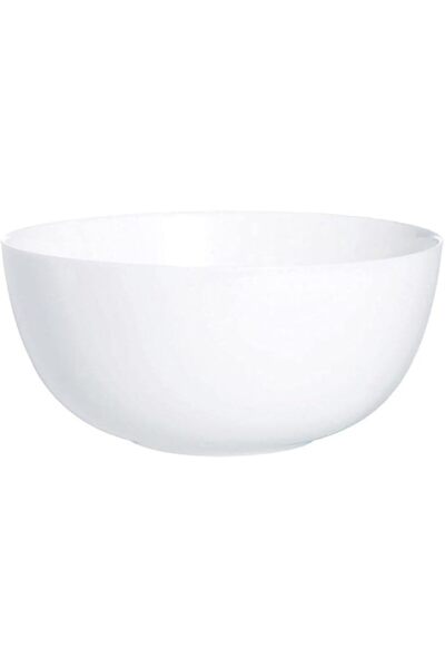 Luminarc Salad Bowl, 21 cm, White, Tempered Glass
