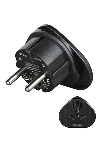 Hama Adaptor de călătorie Negru 223454