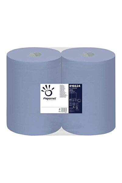 OEM Индустриална синя хартиена ролка 3-пластова 180М 2 броя в комплект PAPERNET