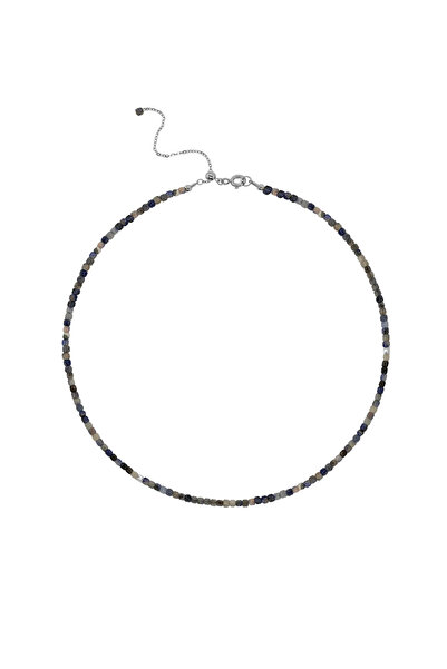 Lisa&Co. Colier Argint Grey Crystals Argint placat cu rodiu