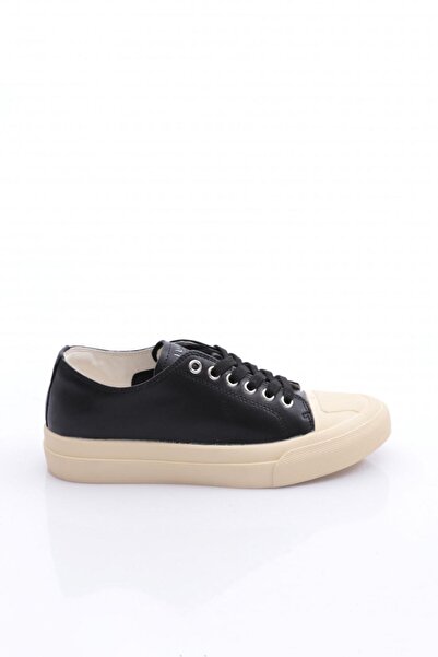 Lufian Genuine Leather Lace-Up Comfortable Daily Sneaker Shoes for Women Blac...