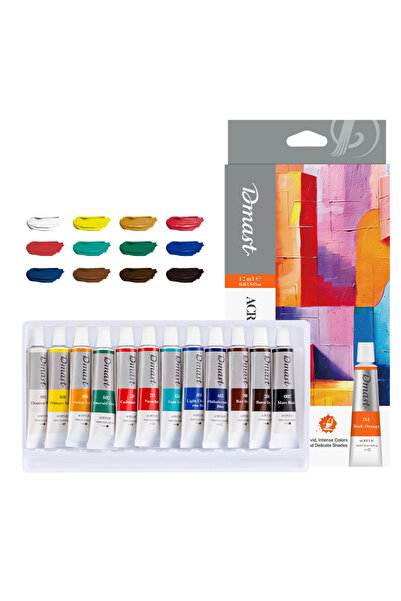 DMAST Culori Acrilice Profesionale 12 Culori 12ml de la Pebeo