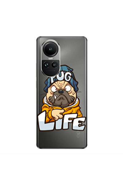 Other Oppo Reno10 5G Pug Life 2 Transparent Silicone TPU Θήκη