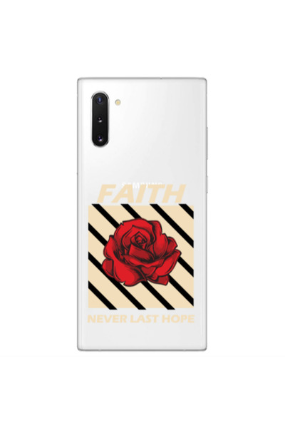 Other Samsung Note 10 Plus Faith Never Last Hope Transparent Silicone TPU Θήκη