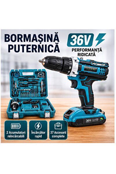 OEM Bormașină cu 2 Acumulatori de 48V – Putere și Autonomie