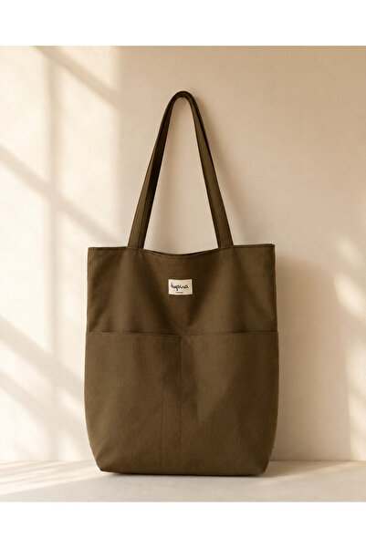 Olive Tote El Yapımı Bez Çanta