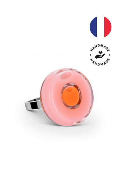 Pylones Glass Ring - Duo - Mini Milk