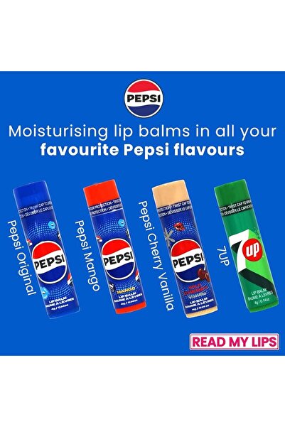 read my lips Pepsi Top Bottom Set of 4 Lip Balms – Moisturizing Gift Top Bott...