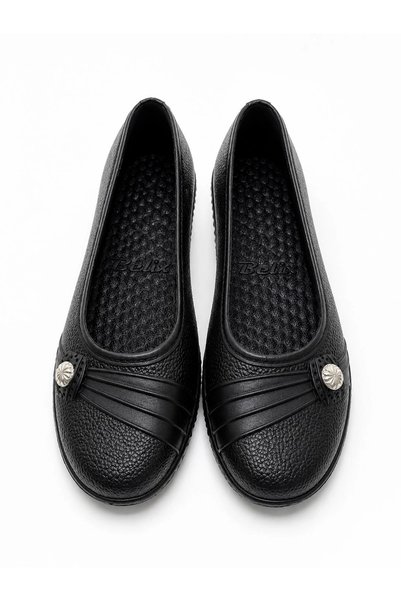belixspor Belix İnci Detailed Comfort Daily Ballerinas Black 36-40