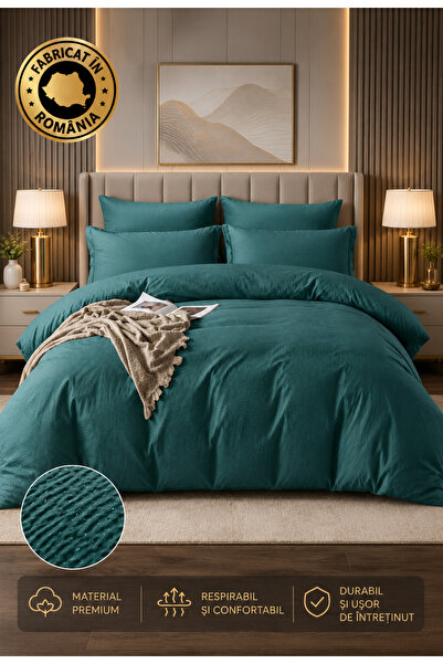 RALEX PUCIOASA Gofre Non-Absorbent Bedding Set 6 Pieces, Standard Sheet 230 x...