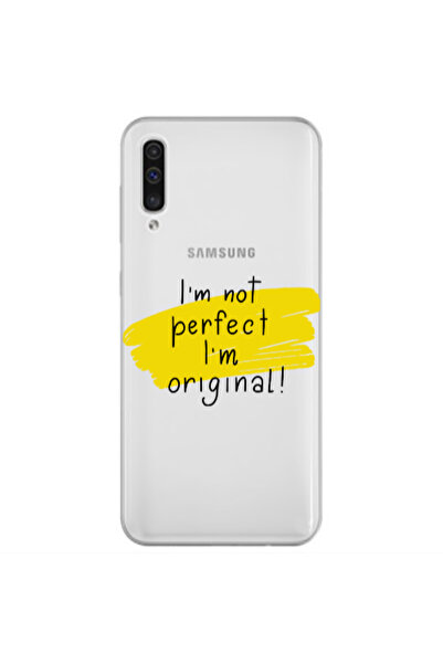 Other Samsung A70 I m not perfect Transparent Silicone TPU Θήκη