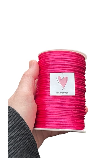 Makromİps 2 mm Thick Floch Cord 1 Spool (100 Yrd) Rat Tail Jewelry Bracelet E...