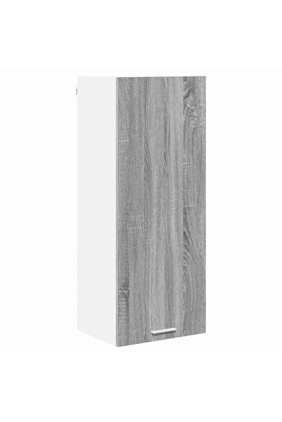 vidaxl Riga Wall Cabinet Sonoma Grey 40 x 31 x 100 cm Composite Wood