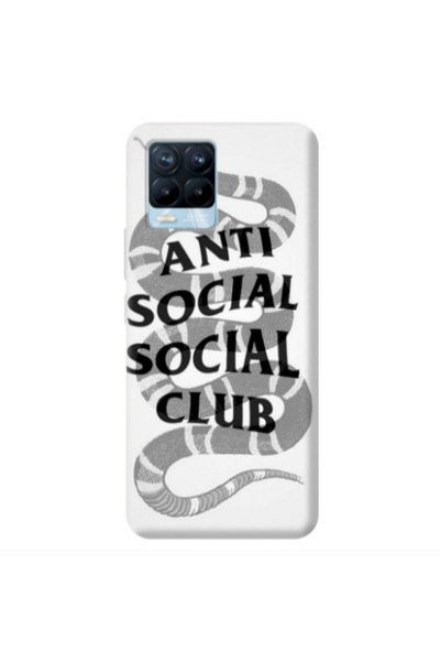 Other Realme 8 Pro Social club Transparent Silicone TPU Θήκη