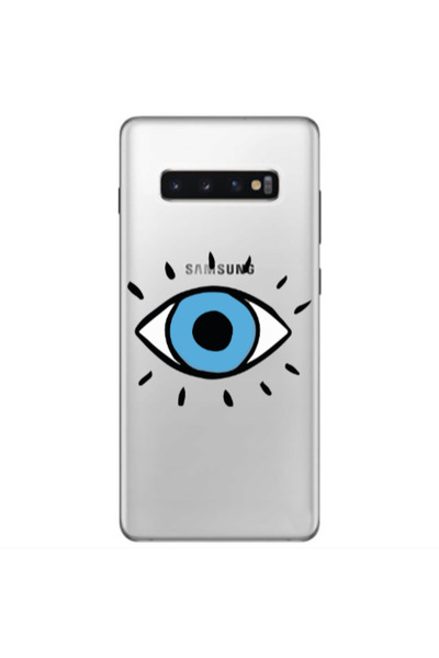 Other Samsung S10 Plus Shining Eye Transparent Silicone TPU Θήκη