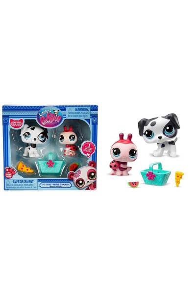 Littlest Pet Shop Minişler 2’li Figür Seti S3 - 156&amp;149 Dalmaçya Köpeği V...