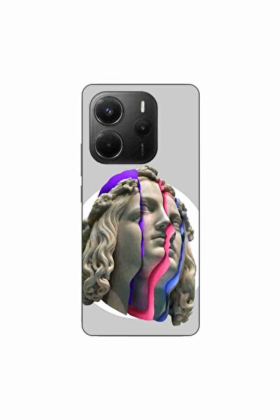 OEM Husa compatibila cu Xiaomi Redmi Note 14 4G Silicon Gel Tpu Model Neon Ruins