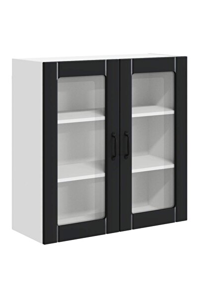 vidaxl Kitchen cabinet Black 80 x 31 x 80 cm Composite wood