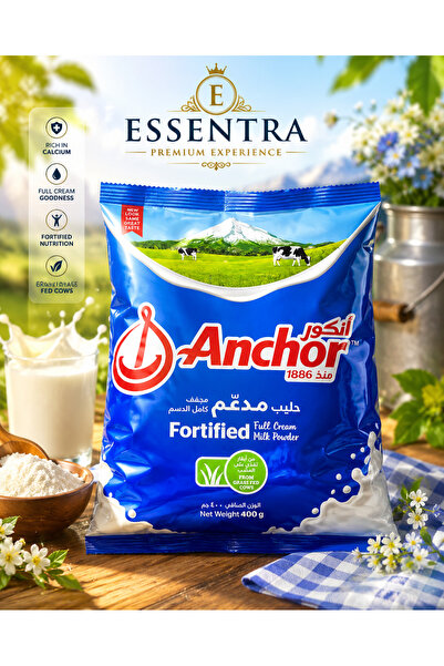 Essentra Home ESSENTRA Anchor Fortified Full Cream Milk Powder 400 g Tam Yağl...
