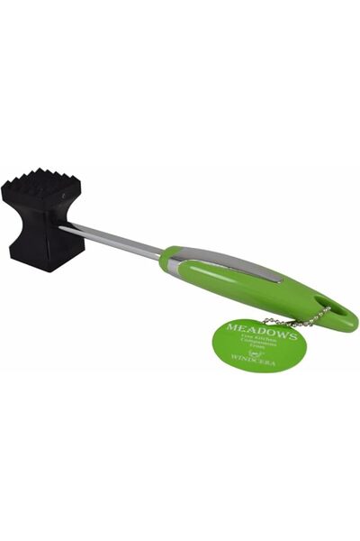 Meadows Meat Hammer, Green/Silver