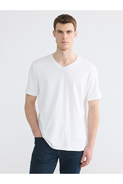 LC Waikiki Vizyon New Season V-Neck Men's T-Shirt