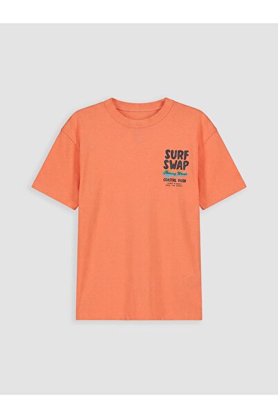 LC Waikiki LCW Kids Crew Neck Printed Boys' T-Shirt