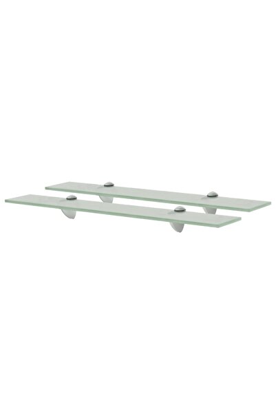 vidaxl Rafturi suspendate, 2 buc., 60 x 20 cm, sticlă, 8 mm