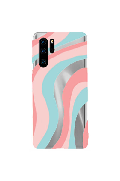 Other Huawei P30 Pro Colored lines Transparent Silicone TPU Θήκη