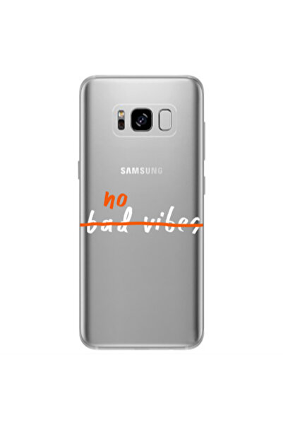 Other Samsung S8 Plus No bad vibes 2 Transparent Silicone TPU Θήκη