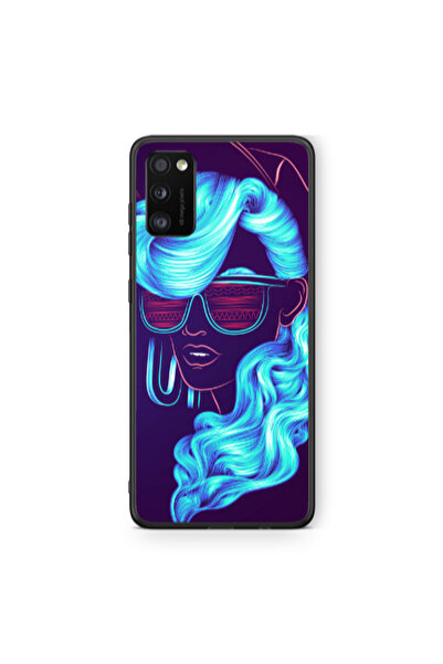 Other Samsung A41 Hatted style Black Glossy Θήκη