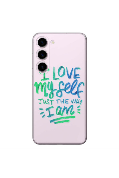 Other Samsung S23 Plus I Love My self Transparent Silicone TPU Θήκη