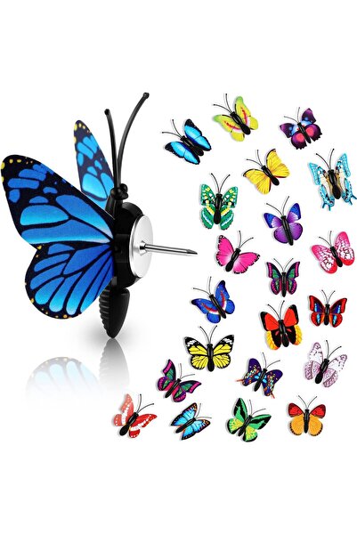 Arabest 30-Piece Butterfly Thumb Tacks,Decorative Colorful Push Pins,for Phot...
